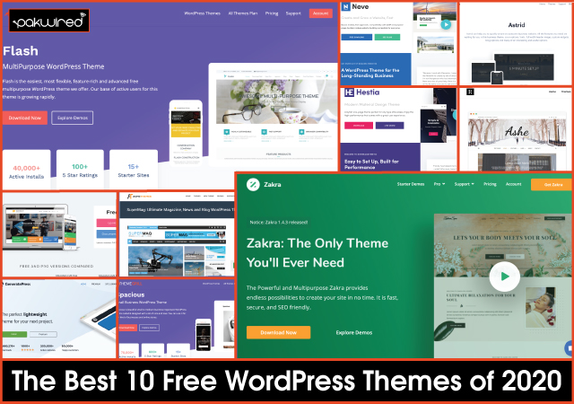 The 10 Best Free WordPress Themes of 2020